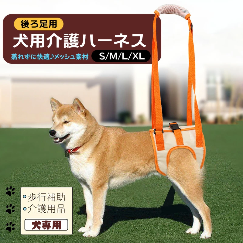 犬介護用ハーネス サポーターありとなしどちらがいい